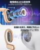 Bluetooth Wireless Earphones with Touch ENC Call Noise Beige Open-Ear Display, Cancellation,