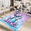 Stitch'S Sweet Fantasy Carpet For Playroom Bedroom Living Room Sofa Home Decorkids Game Area Rug Nonslip Floor Mat