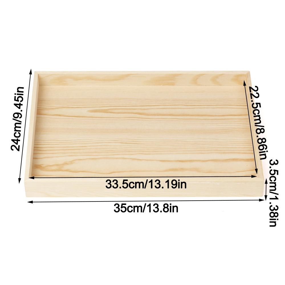 Wooden Jewelry Display Tray Multi-grid Stackable Card Box Jewelry Storage Box