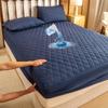 Waterproof Mattress Protector, Thick Quilted Solid Color Bed Cover with Deep Pocket,Warm Breathable Bedding for Bedroom Room Hotel, Without Pillowcase