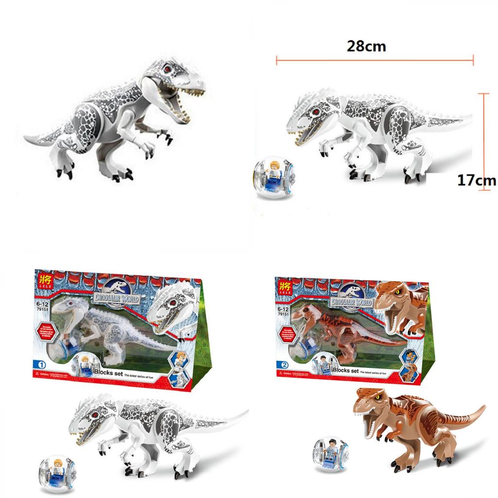 Vielseitiges Heißes Großes Indominus Rex Jurassic World Dinosaurier Figuren Bausteine Set Für Kreative Abenteuer