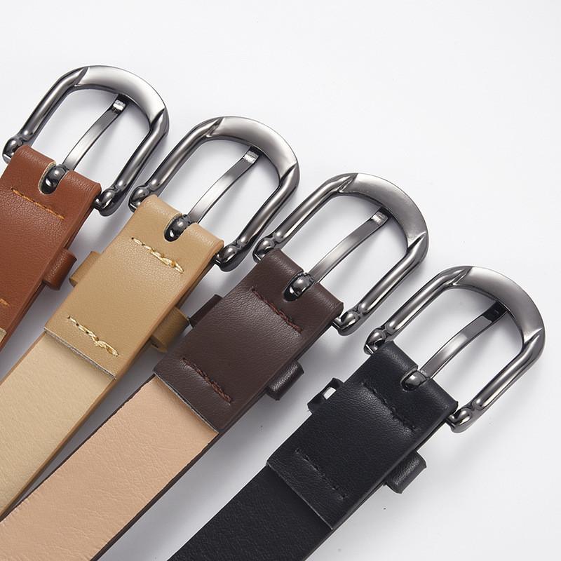 Black 2024 Designer Pu Leather Belt With Fashionable Pin Buckle For All Occasions Unisex