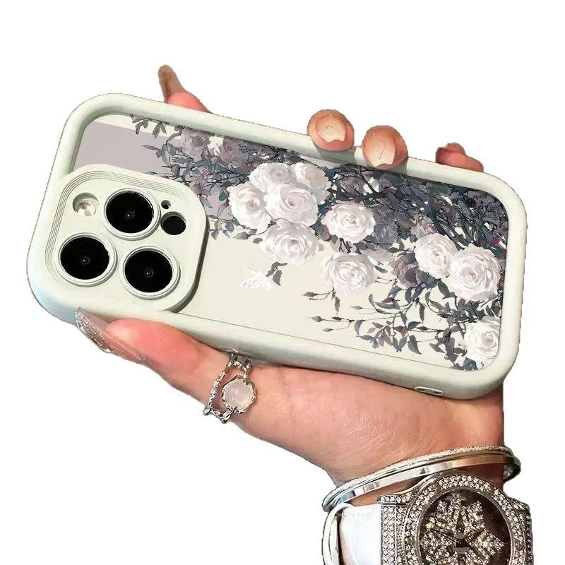 Romantic Flowers Fashion Phone Case for Apple 17/16/15/14 Pro/15 Pro Max/13/12