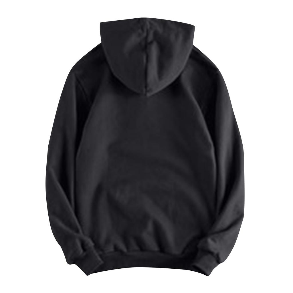 Half Zip Baggy Hoodie Men Pullover Longsleeve  Casual Hoodies Fashion Vintage Hooded Sweatshirt