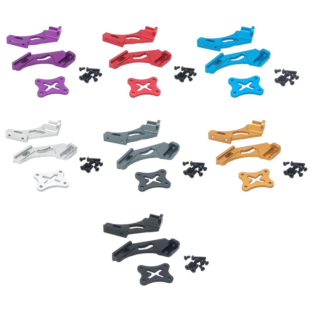 RCGOFOLLOW 2pieces Aluminum Alloy High Speed Tail Wing For 1/14 Rc Tail Wing 144001 RC Car Part RC Car Accessories