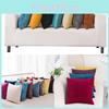 Super Soft 16" Velvet Plain Cushion Cover In Solid Colors For Stylish Home Decor