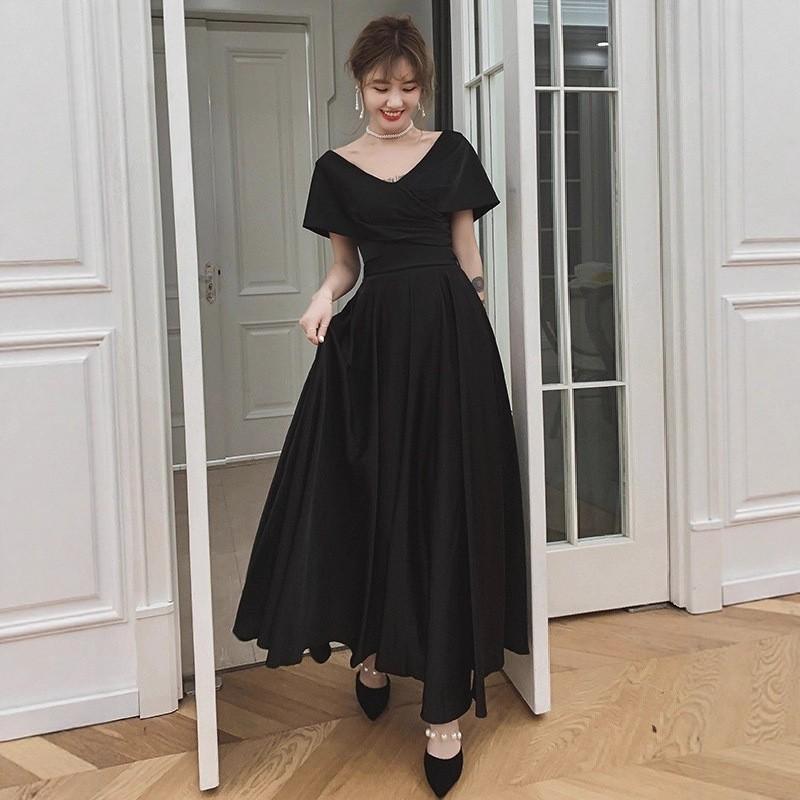 Long Toast Bride Autumn French High-end Sense Small High-end Evening Dress Engagement Red Dress Women
