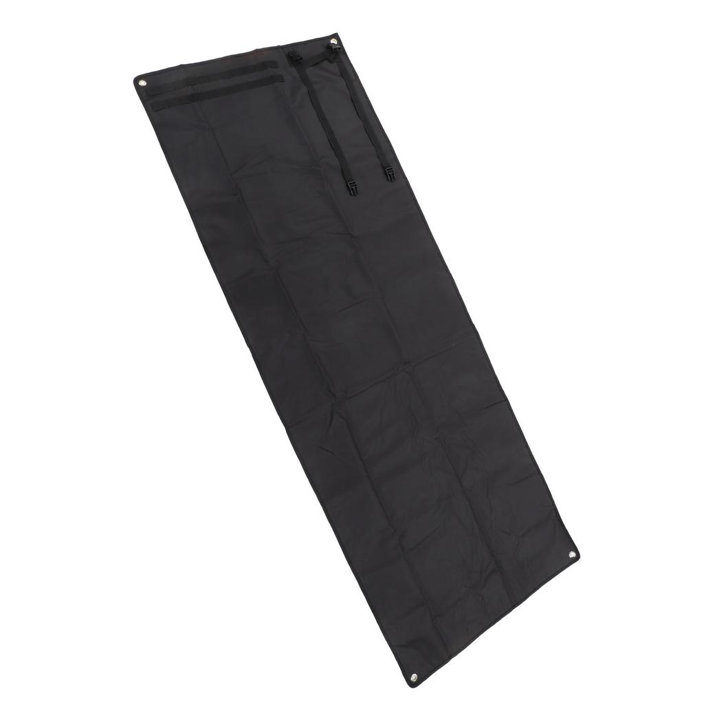 Outdoor Shooting Mat Roll Up Shooting Pad for Field Training Camping Double Sided Water Repellent Black