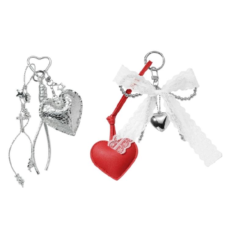 Braided Rope Keychain Bag Charms Handbag Hanging Ornament Bag Accessories Backpack Pendant Charm for Women Girls Gifts