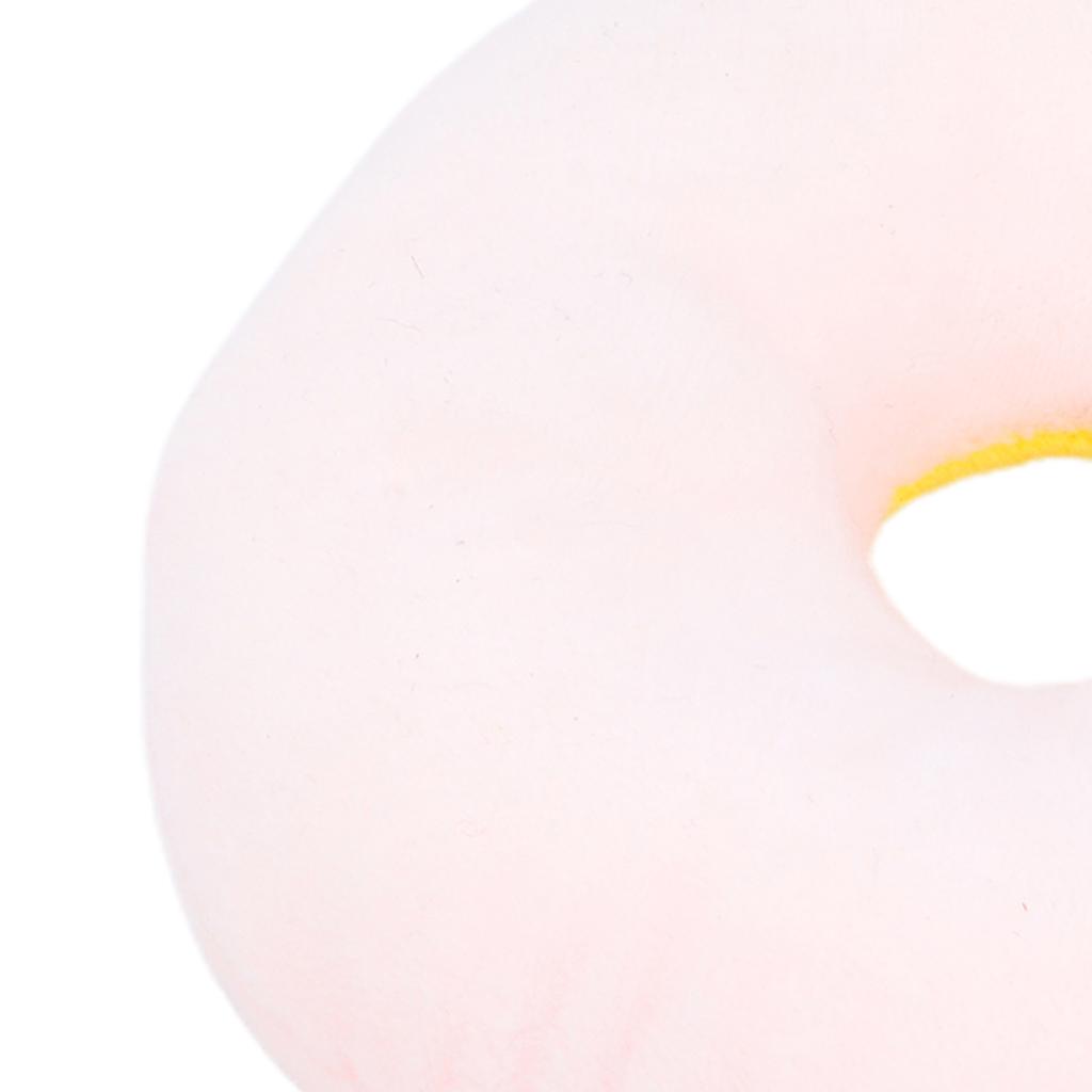 Dog Squeaky Toy Stuffed Bite Resistant Donuts Pet Toy Soft Plush Toy for Dogs Pets