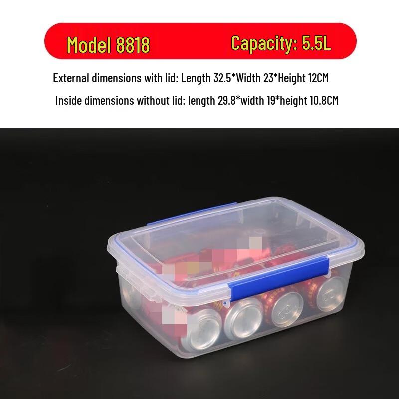 Hongqisheng Transparent Sealed Plastic Food Storage Container Set