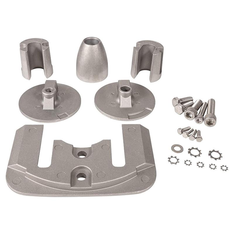 Complete Aluminum Anode Kit Compatible with 2004+ Mercruiser Bravo 3 III Drives Sterndrives Replace for CMBRAVO3KITA, 888761Q02 1Set