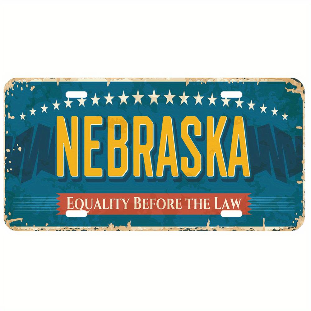 Wall Decor License Plate D Flat License Plate Metal Sign Novelty Car Tag Novelty Wall Decor for Cars Trucks Home Room