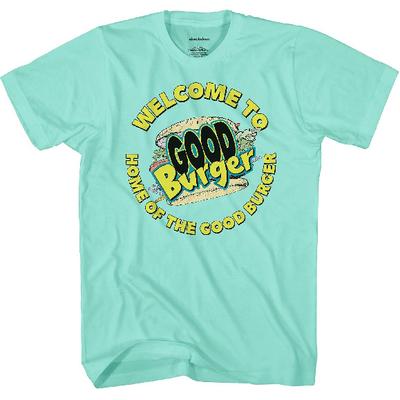 Nickelodeon Good Burger Mens' Welcome To Home Of The Goodburger Graphic Print T-Shirt