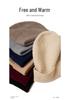 Unisex 100% Pure Cashmere Knitted Hat for Autumn and Winter - Classic, Versatile, and Warm