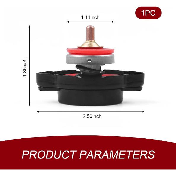 Крышка радиатора, Крышка радиатора с термометром, Высокопроизводительная крышка радиатора 1,8 бар, Подходит для Honda, Kawasaki, Suzuki, Yamaha, KTM и других