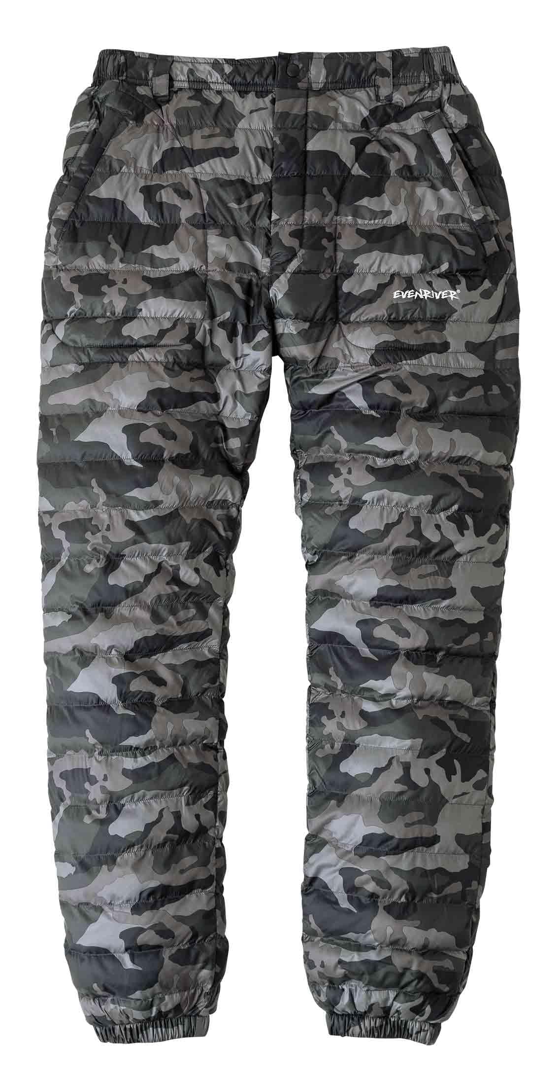 

EVEN RIVER Fiber Down Pants, Autumn/Winter, Camo Grey R122, Size 45, 3L