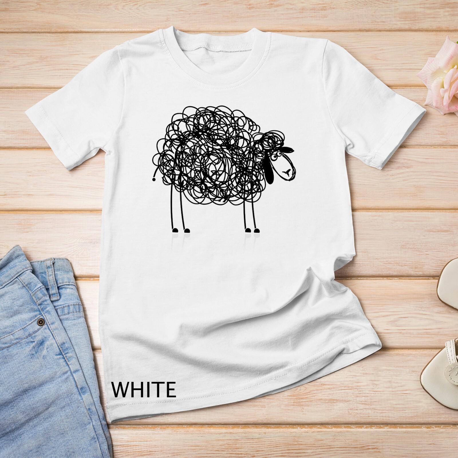 Black Sheep Apparel Doodled With Texta T-Shirt Mens Womens Tees Top Unisex T-Shirt Mens Womens Tees Top M