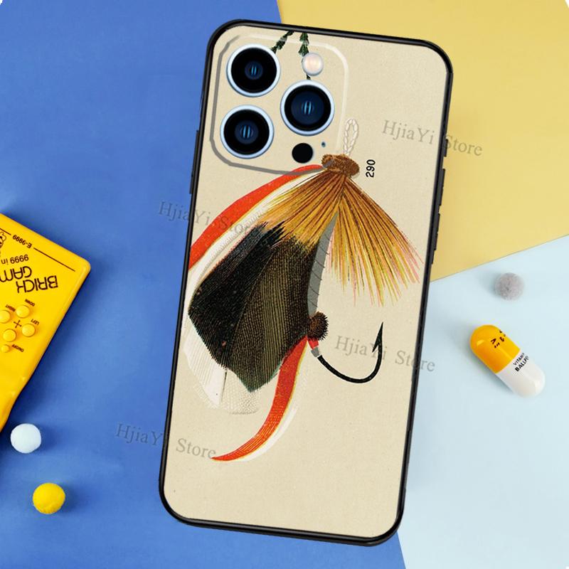 Fishing Tackle Case For iPhone 13 Pro Max 12 Mini 11 14 15 16 XS MAX XR Plus Silicone Phone Cover