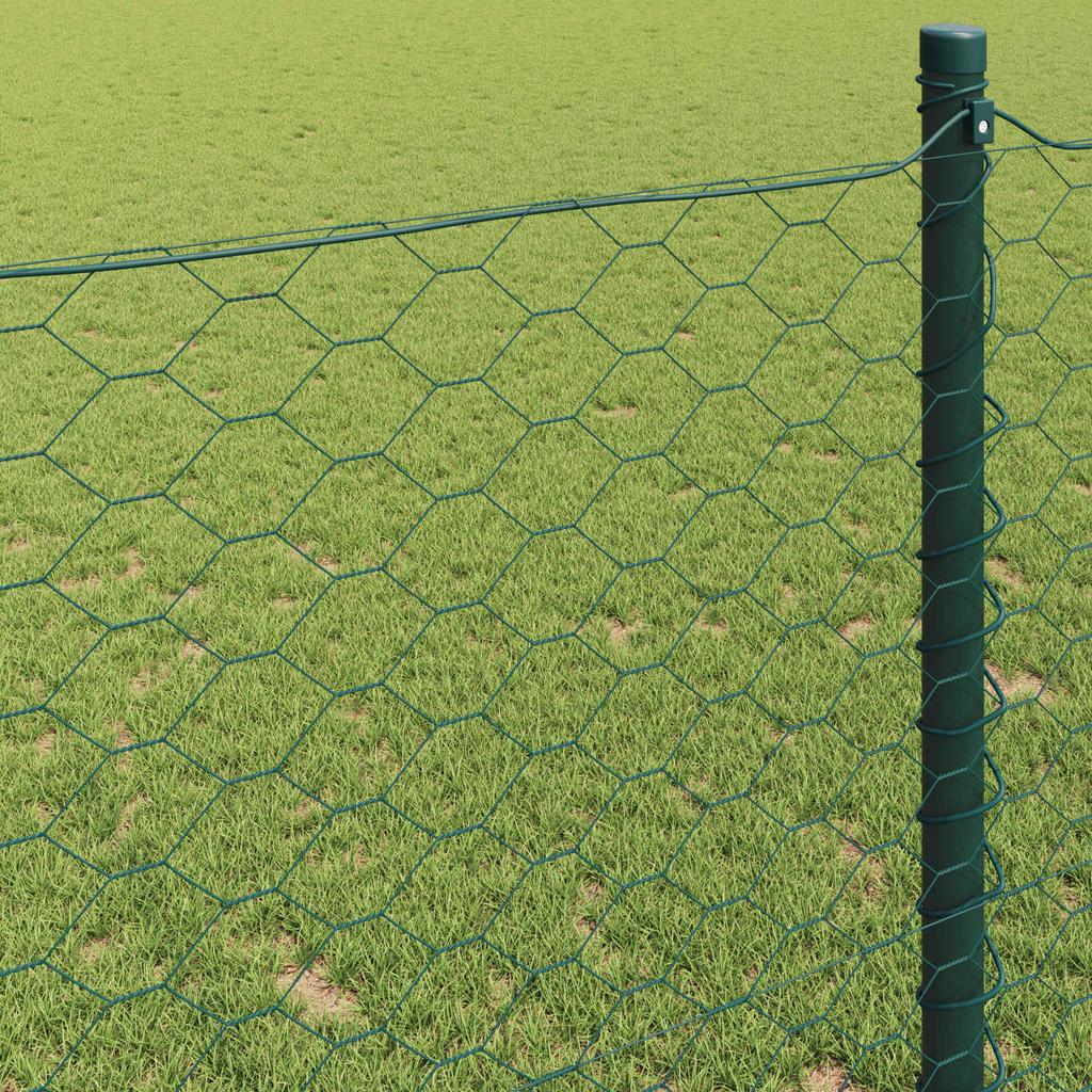Hexagonal Fence Green 0.4 X 10 M PVC