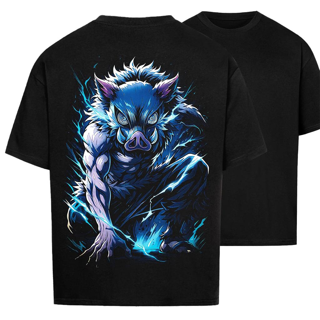 

Demon Slayer Anime You Bean Printed T-shirt Street Clothing Casual Sports Men s and Women s Short Sleeves S