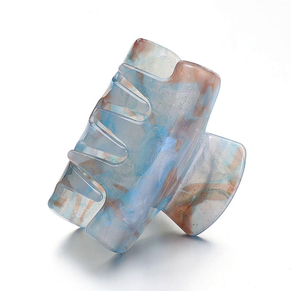 Korean Temperament Ponytail Jelly Colors Hair Claws Bathing Clips Hair Grab Grab Clips