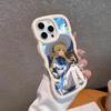 Wuthering Waves Phoebe Telefoonhoesje voor iPhone 17 16 15 14 13 12 11 Air Pro Max Plus Golvende Rand TPU Kleurrijke Cover Cover Luxe