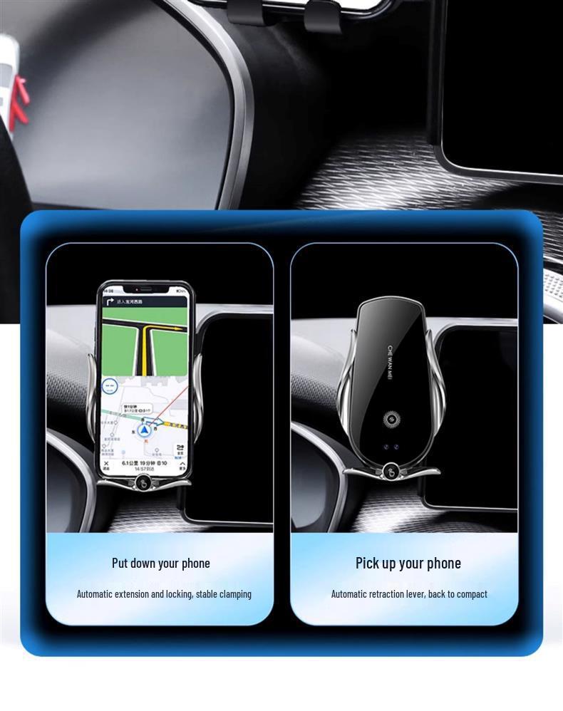 BAIC EU5 Car Mount: Wireless Charging & Navigation for Ride-Hailing Vehicles