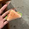 Adorable Double-Layer Cartoon Hamburger Bun Plush Hairpin for Babies