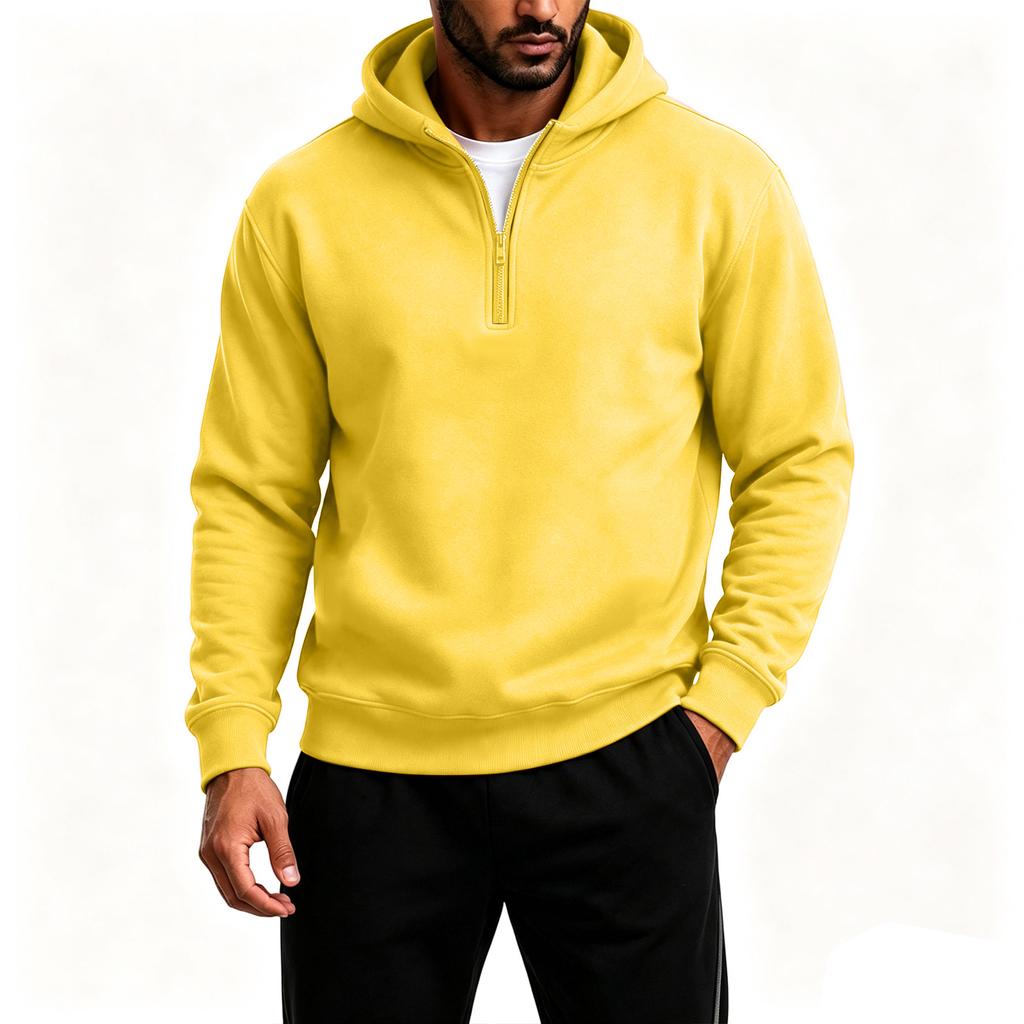 Herren Kapuzenpullover Langarm Pullover Freizeit Farbiger Sweatshirt