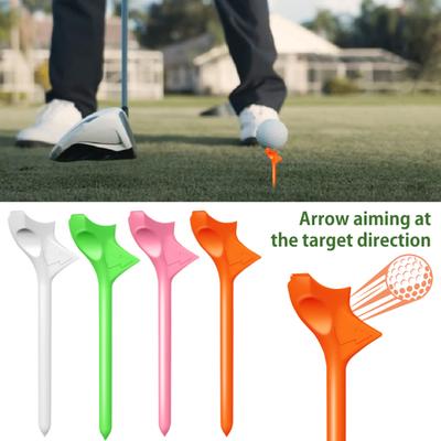 10 ks golfových hřebíků, snižují tření při rotaci míčku, odolné plastové golfové odpaliště