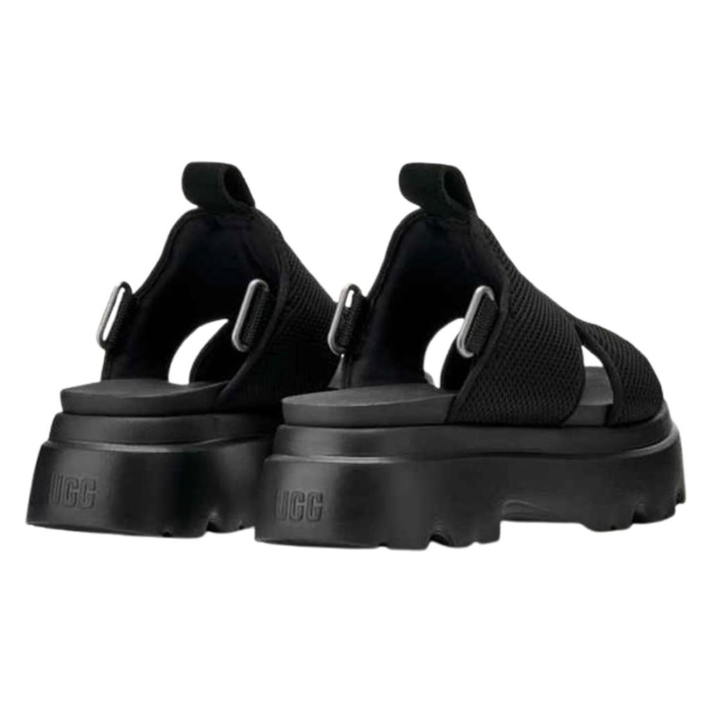 UGG Celeste Strappy Thick Mesh US Sandals, Platform, Sole, Adjustable, Women's, Celeste, 1167470, Black, 6.5 (23.5cm) [Used]