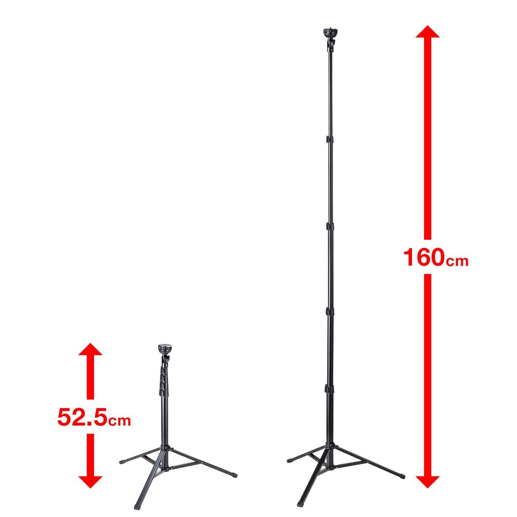 Sanwa Supply WEB Camera Stand Long Type Inch Screw (Maximum 160cm) 1/4 DG-CAM30