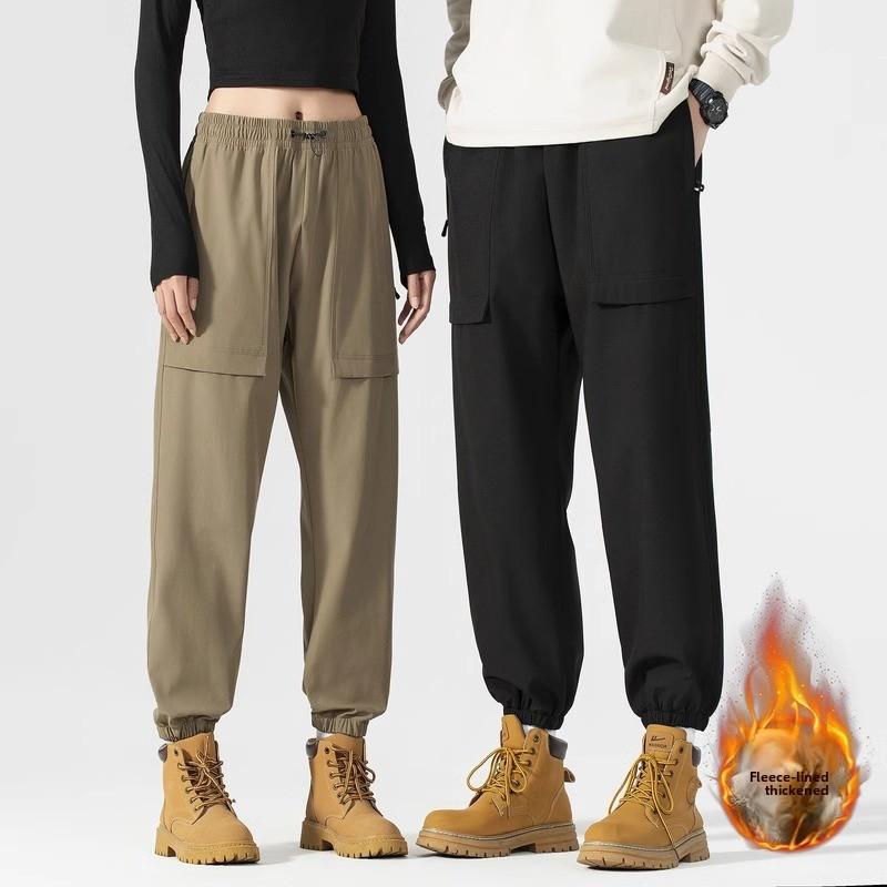 Cozy Up Plus Velvet Waterproof Pants, Overalls, Feet, Casual Warm Assault Pants