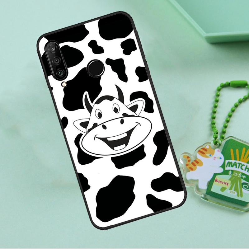 Cartoon Cute Cow Spots For Huawei Nova Y90 Y70 Y60 Y61 Y91 Y72 9 10 SE 12i 12s 11i 5T P60 Pro P20 P30 P40 Lite Case