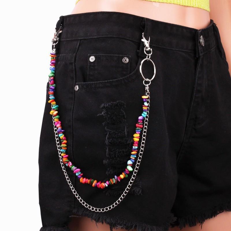 Shell Star Waist Chain With Double Layer Design For Summer Beach Fashion