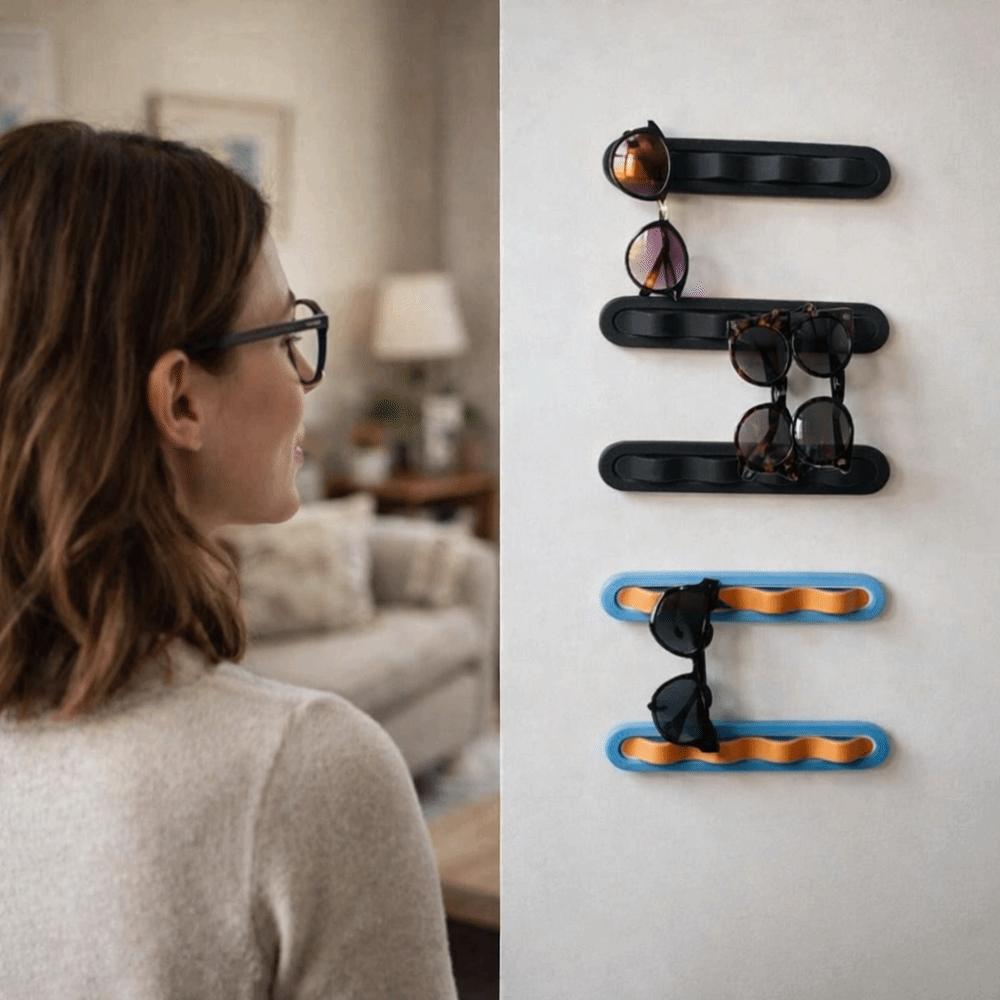 Wall Mounted Eyeglass Storage Rack Waved Design Glasses Display Rack Eyeglass Rack  Shops