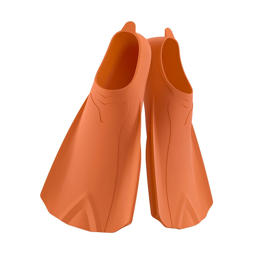 Swim Training Fins Travel Size Flippers Professional Swimming Fins Comfortable Silicone Short Flippers for Women Man