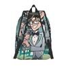 R-Radiostatic Vox Alastor  Backpack for Men Women Teenage Student Hiking Travel Daypack  Laptop Computer Canvas Bags with Pocket