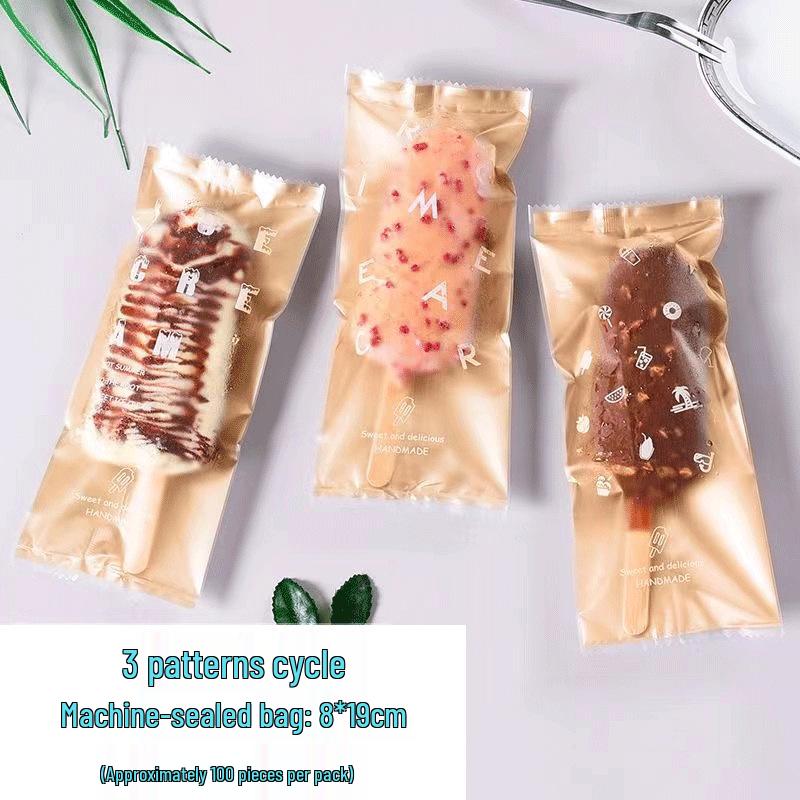 Manual Ice Cream Packaging Machine with Food-Grade Disposable Popsicle Sticks