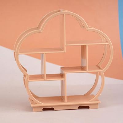 1:12 Leļļu mājas miniatūras Bogu tukšs plaukts Mini izstādes statīvs Glabāšanas plaukts Modelis Mājas dekorēšana Rotaļlieta Leļļu mājas piederumi