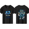 Six Seven Teenager Tshirts Summer Boys Girls Casual Fashion Colorful Short Sleeve Tops ONeck Children Tees Funny Kids Tshirts