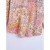 Ur Spring New Women's Silk Satin Texture Printed Shirt