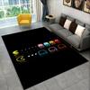 Retro P-Pacman Game Non-Slip Area Rug for Living Room,Bedroom,Playroom,Soft Carpet Floor Mat Home Decor Rug Kids Room Gift
