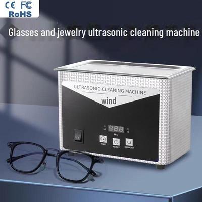 Compact Ultrasonic Cleaner for Glasses, Makeup Brushes, Jewelry, and Watches
