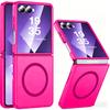 Suitable for Samsung ZFlip 20% Off Foldable Phone Case, Matte Skin-feel Magnetic Protective Cover, Zflip7 Integrated Anti-drop Transparent Case