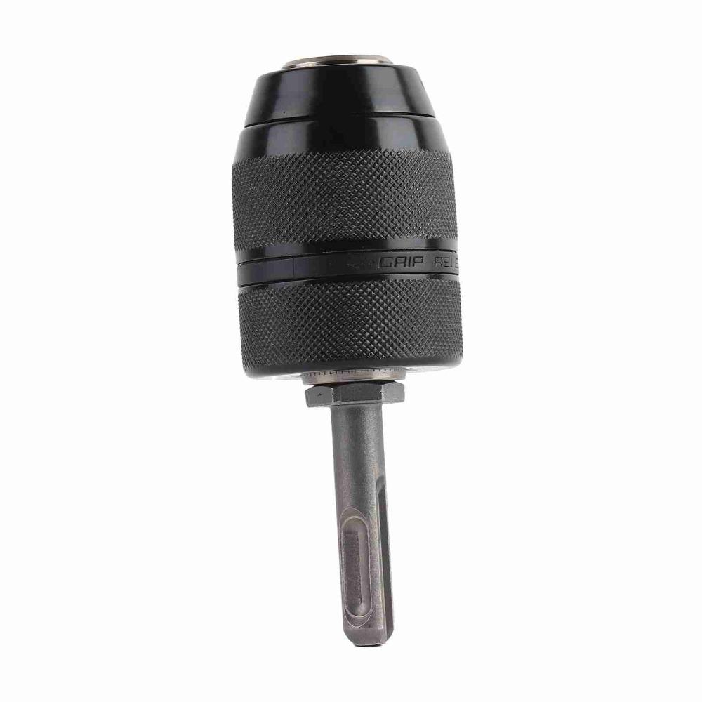 2-13mm Capacity Keyless Drill Chuck SDS Plus Shank 1/2-20UNF Mount Drill Chuck Adapter Heavy Duty SDS Plus SDS Adapter