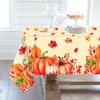 Thanksgiving Pumpkin Tablecloth Thanksgiving Party Tablecloths Table Cover Rectangle Disposable Tablecloths Harvest Party Decor