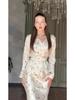 Elegant Winter Long Sleeve Retro Dress - European & American 2025 Trend