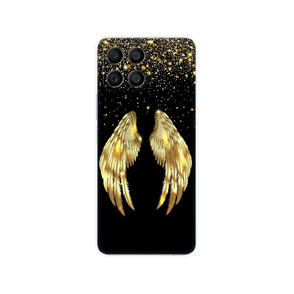 Husa pentru Honor X8 Husa din spate pentru HonorX8 Husa Honor X 8 Husa transparenta pentru telefon Geanta de protectie Tpu Husa din silicon moale Bara de protectie